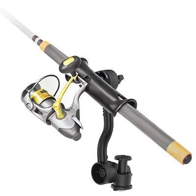 RAM MOUNT RAM TRACK-NODE BASE WITH SPLINE RATCHET EXTENSION AND TUBE JR ROD HOLDER v:9475136