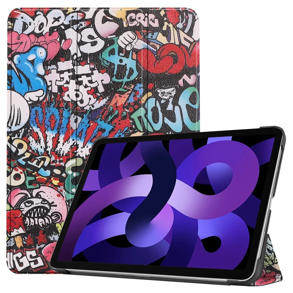 Apple iPad Air 11 7th Gen (2025) Tri-Fold etui, Graffiti