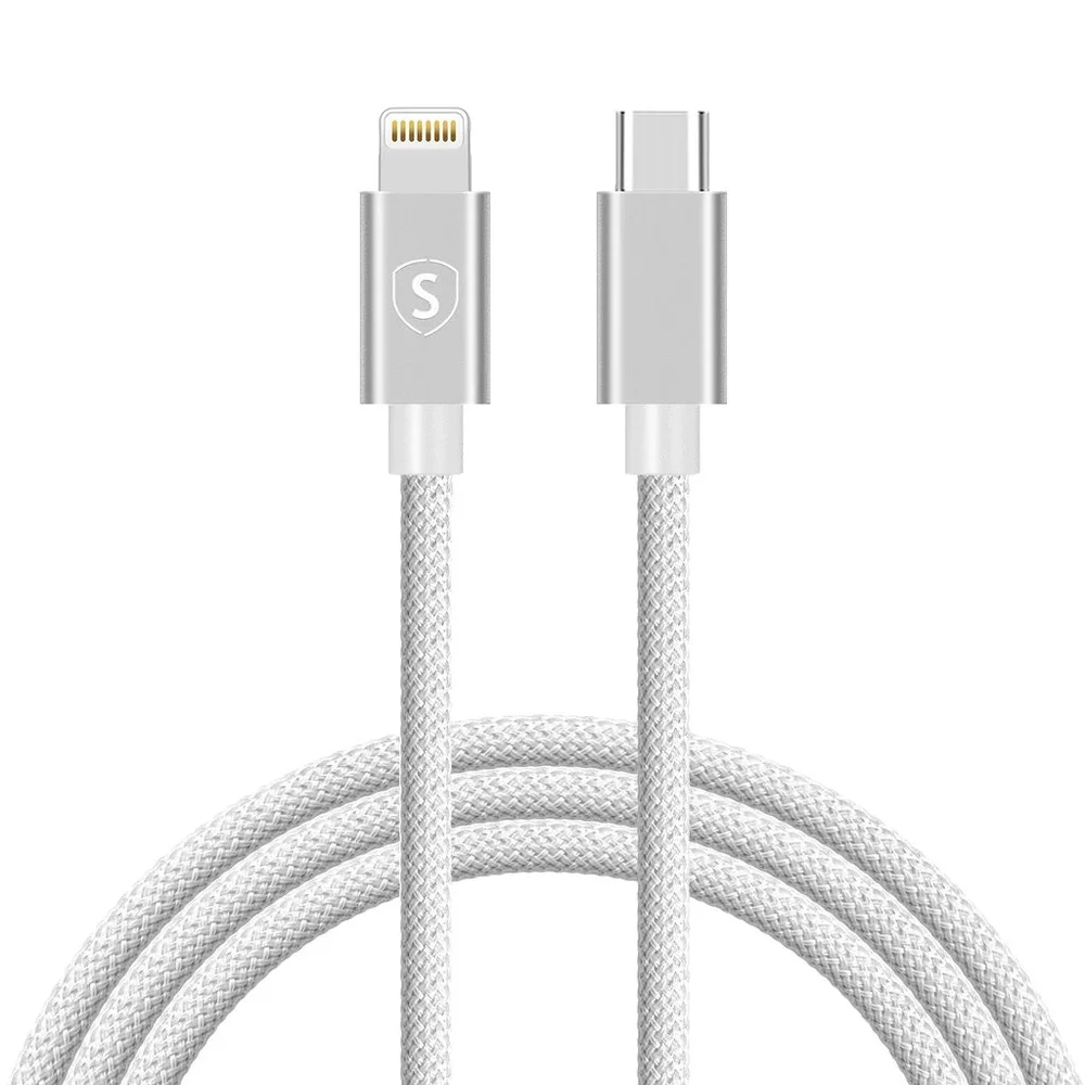 SiGN Kabel USB-C til Lightning 3m, Hvit SiGN Kabel USB-C til Lightning 3m, Hvit