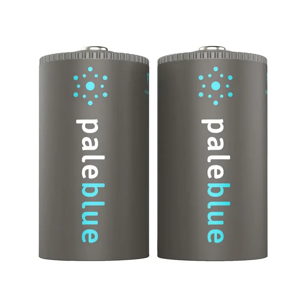 Pale Blue Oppladbare Li-Ion D Batterier v:7196899