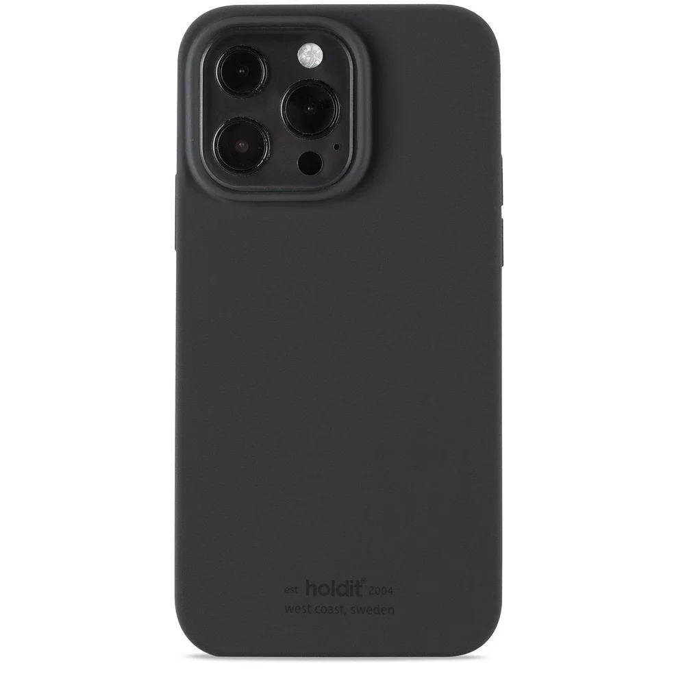 Holdit iPhone 13 Pro Silicone Case, Black Holdit iPhone 13 Pro Silicone Case, Black