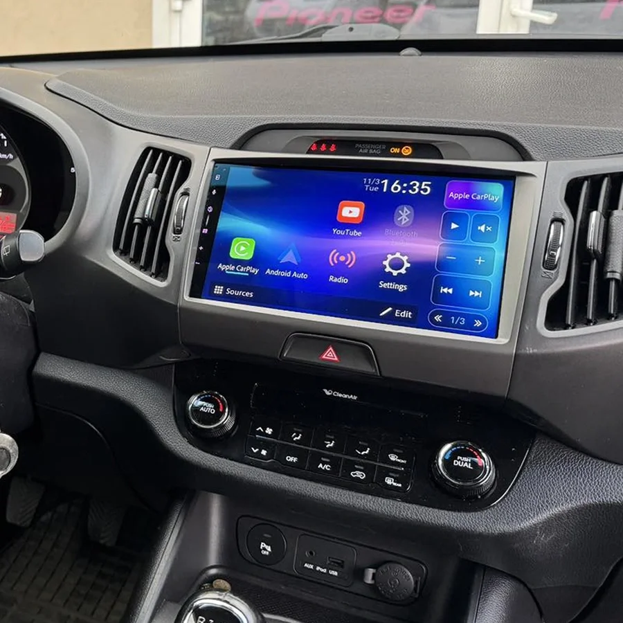 Pioneer 9" Perfect Fit spiller Kia v:3108223