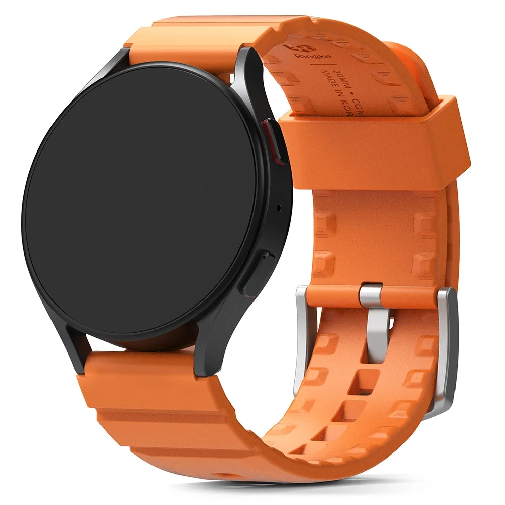 Ringke Samsung Galaxy Watch 4 Classic 42mm Reim Rubber One Bold Oransje Ringke Samsung Galaxy Watch 4 Classic 42mm Reim Rubber One Bold Oransje