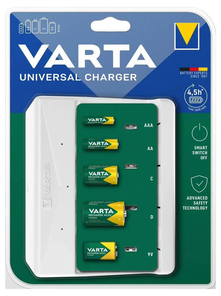 Varta Universal batterilader 5-i-1