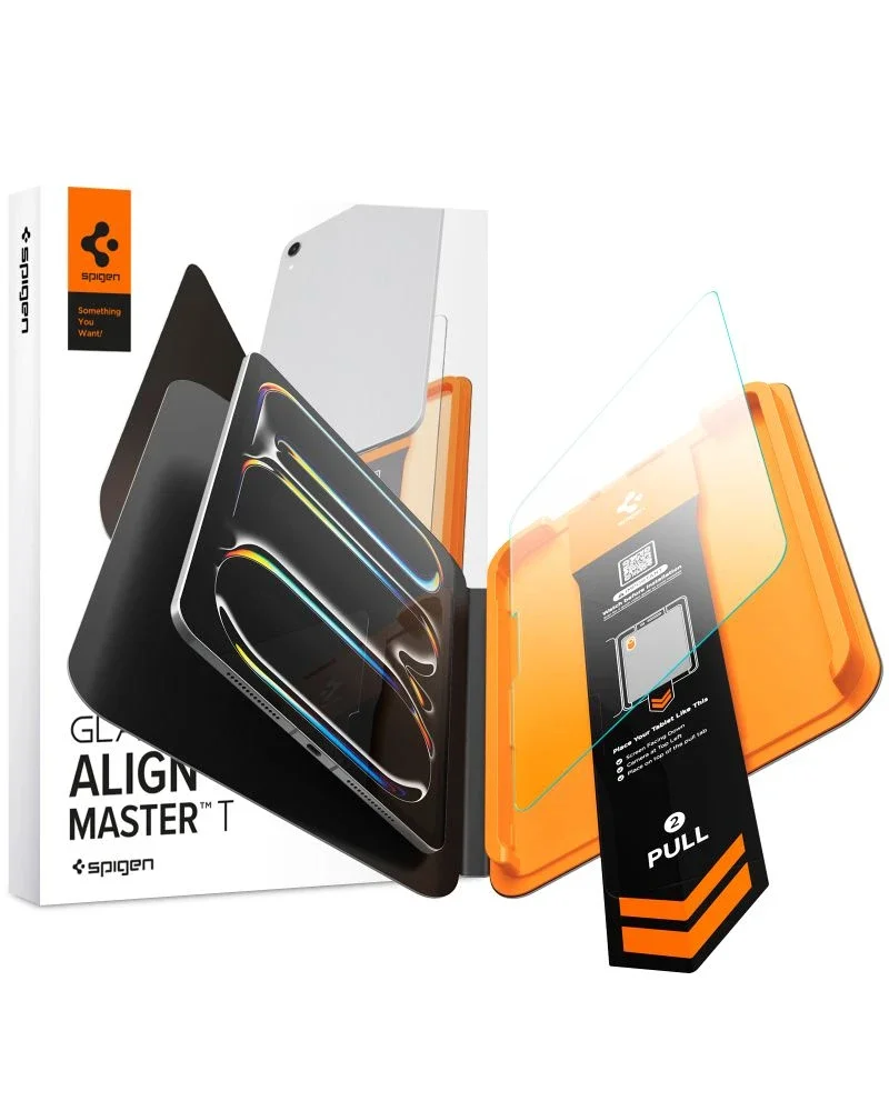 Spigen Apple iPad Pro 11 5th Gen (2024) Skjermbeskytter med installasjonsramme - AlignMaster GLAS.tR