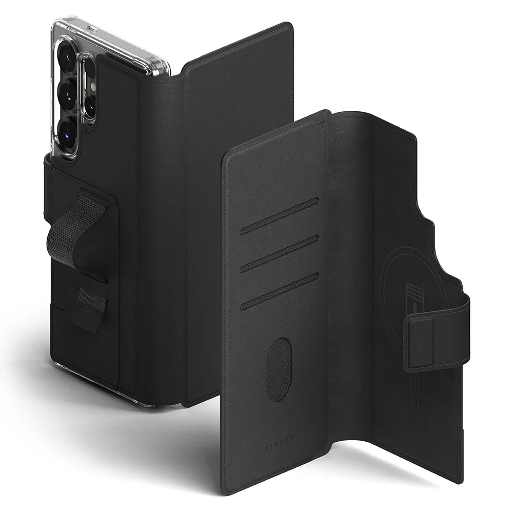 Ringke Samsung Galaxy S24 Ultra Folio Grip Wallet Magnetic, Svart