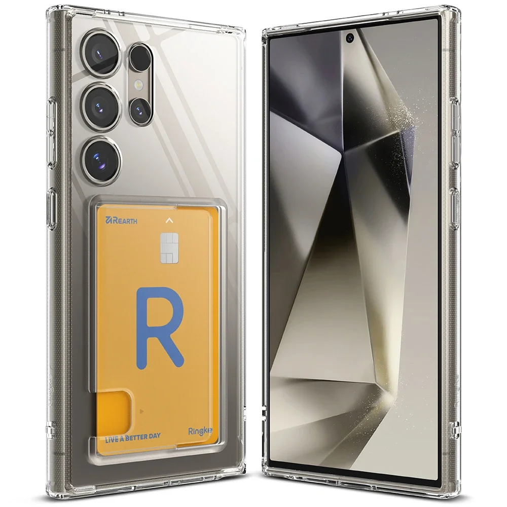 Ringke Samsung Galaxy S24 Ultra Fusion Deksel med kortlomme, Gjennomsiktig