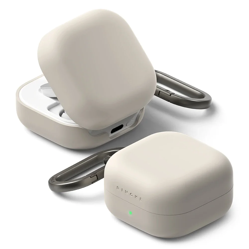 Ringke Samsung Galaxy Buds 4 Silikondeksel, Stone