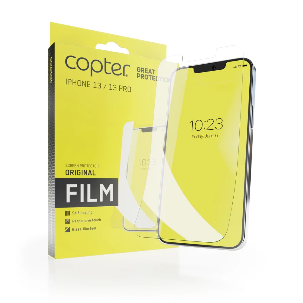 Copter iPhone 13 Pro Skjermbeskytter – Beskyttelsesfilm Copter iPhone 13 Pro Skjermbeskytter – Beskyttelsesfilm