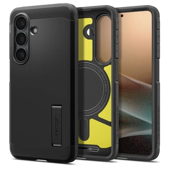 Spigen Samsung Galaxy S26 Plus Case Tough Armor MagSafe Black