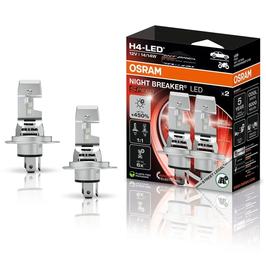 Osram Night Breaker LED Speed H4 450 v:9664875