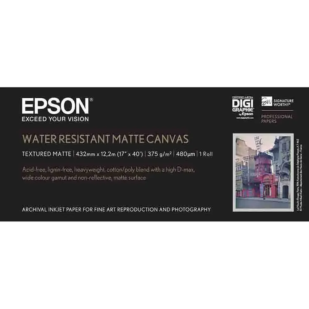 Epson Water Resistant Matte Canvas 17" v:3130287