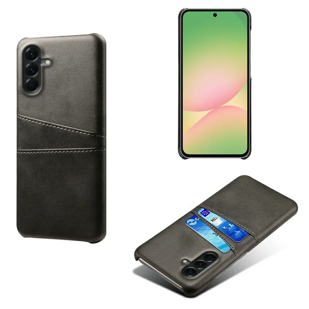 tectTech Samsung Galaxy A57 Stilig deksel med 2 kortlommer, Svart