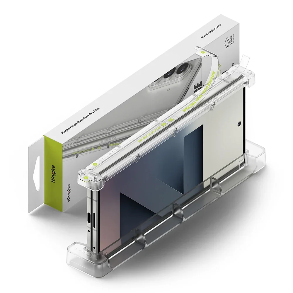Ringke Samsung Galaxy Z Fold 7 Hinge beskyttelsesfilm med monteringsramme – Dual Easy (2-pack) Ringke Samsung Galaxy Z Fold 7 Hinge beskyttelsesfilm med monteringsramme – Dual Easy (2-pack)