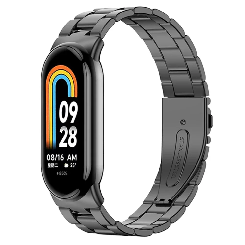 Xiaomi Smart Band 8 Elegant lenkereim i metall, Svart