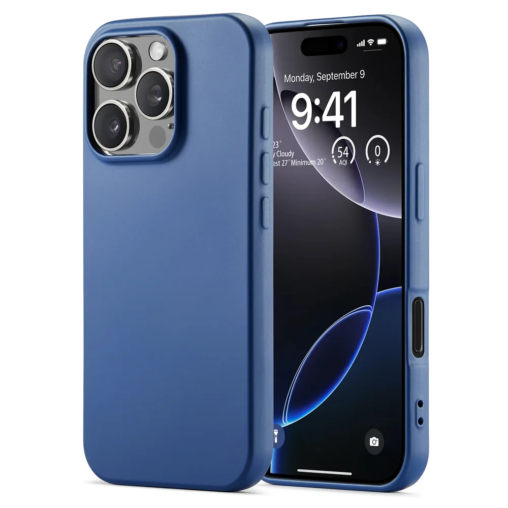 Mobique iPhone 16 Pro Max Deksel, Blå