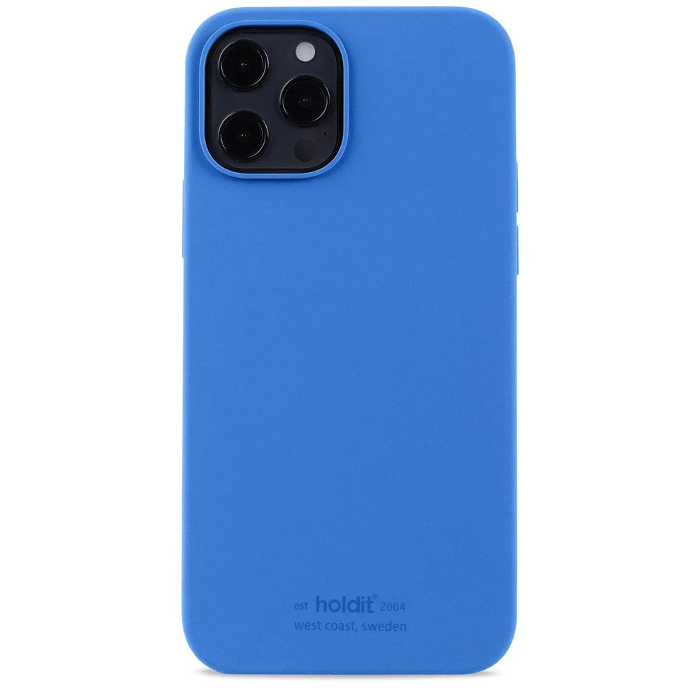 Holdit iPhone 12/iPhone 12 Pro Silicone Case, Sky Blue Holdit iPhone 12/iPhone 12 Pro Silicone Case, Sky Blue