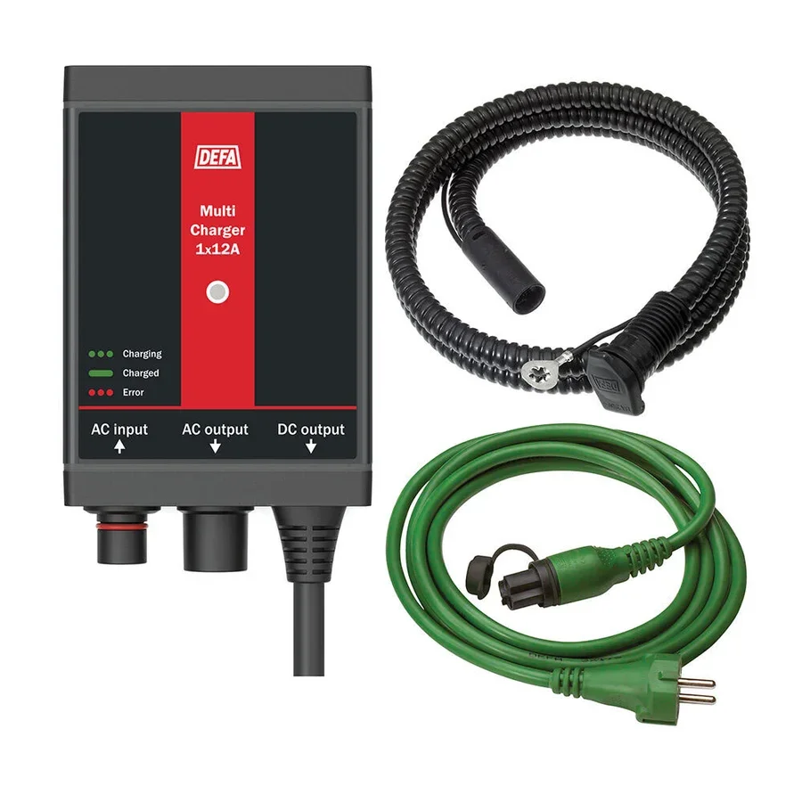 DEFA Ladepakke 1x12A, 12V v:488331 DEFA Ladepakke 1x12A, 12V v:488331