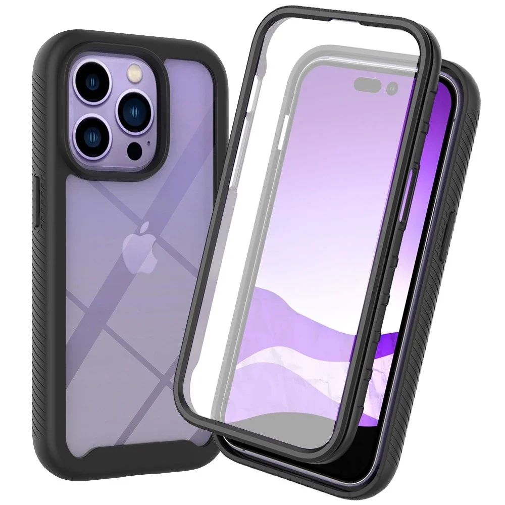 iPhone 14 Pro Max Deksel Full Protection, Svart iPhone 14 Pro Max Deksel Full Protection, Svart