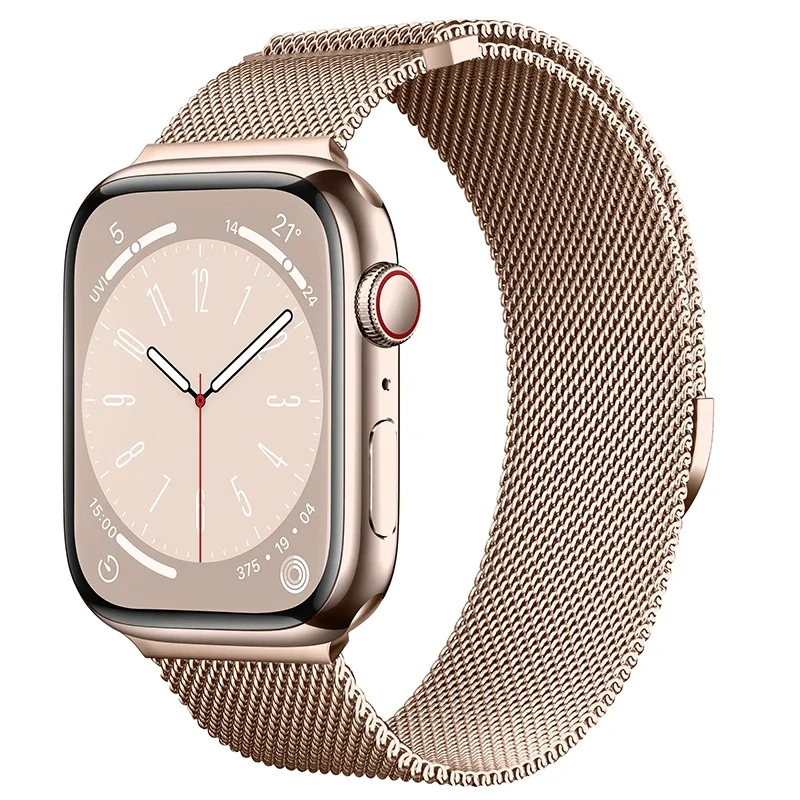 Apple Watch Series 1-3 38mm Reim Milanese Loop, Rosegull Apple Watch Series 1-3 38mm Reim Milanese Loop, Rosegull