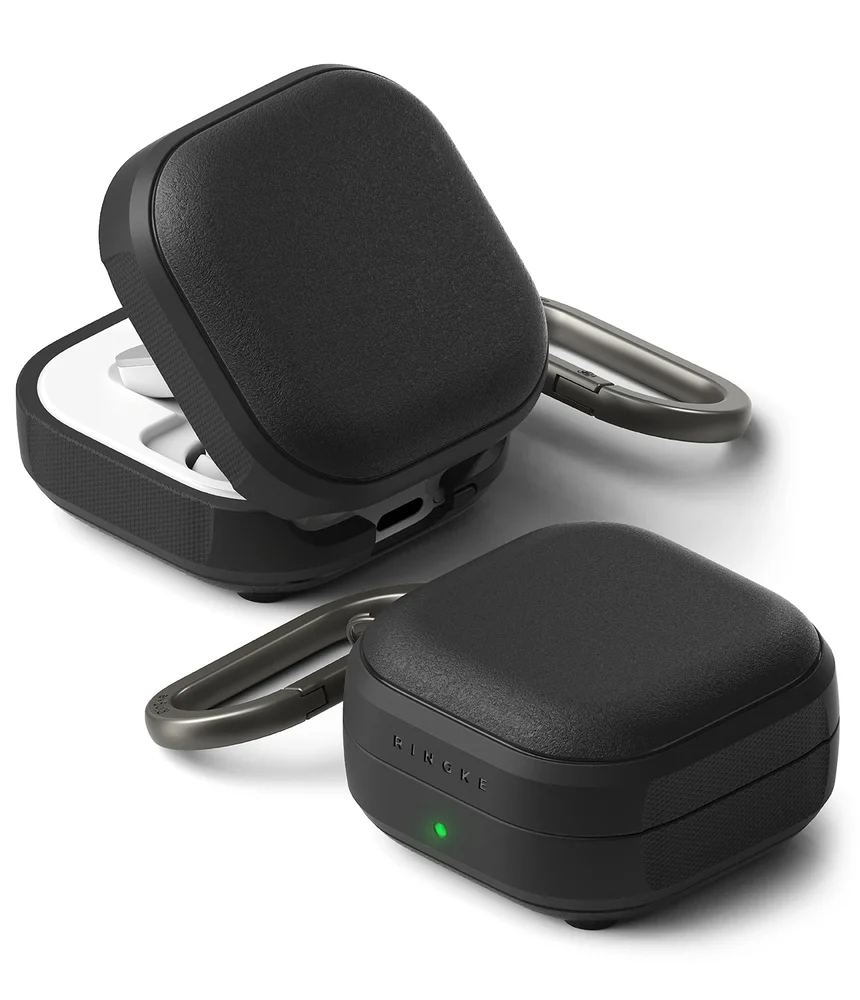 Ringke Samsung Galaxy Buds 4 Onyx MagSafe-deksel, Black Ringke Samsung Galaxy Buds 4 Onyx MagSafe-deksel, Black