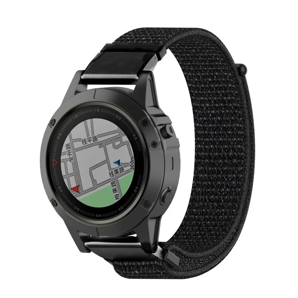 Garmin Quatix 8 51mm Reim i nylon, Svart Garmin Quatix 8 51mm Reim i nylon, Svart