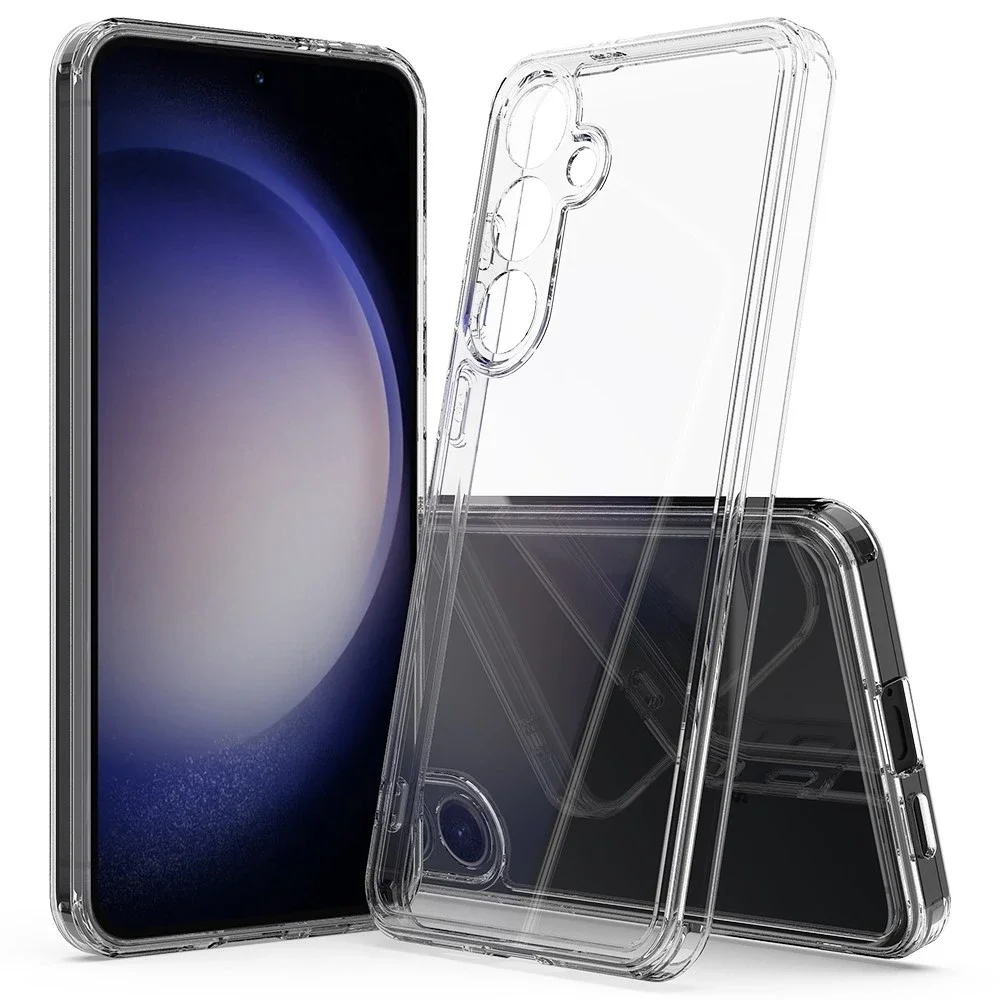 tectTech Samsung Galaxy S24 Crystal Hybrid-deksel, Gjennomsiktig