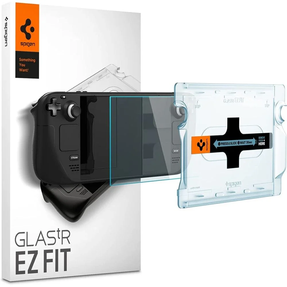 Spigen Steam Deck Skjermbeskytter GLAS.tR EZ Fit Spigen Steam Deck Skjermbeskytter GLAS.tR EZ Fit