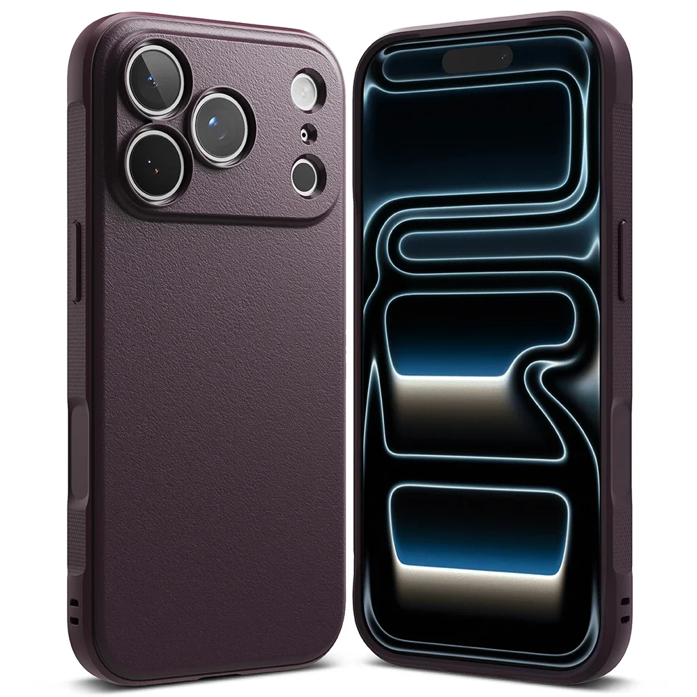 Ringke iPhone 18 Pro Onyx deksel, Dark Cherry