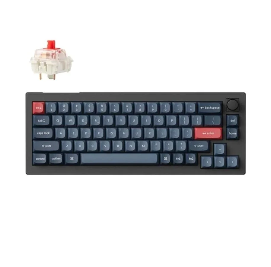 Keychron V2 Max Trådløst gamingtastatur Tri-Mode Hot Swap QMK/VIA Gateron Jupiter, Red Keychron V2 Max Trådløst gamingtastatur Tri-Mode Hot Swap QMK/VIA Gateron Jupiter, Red