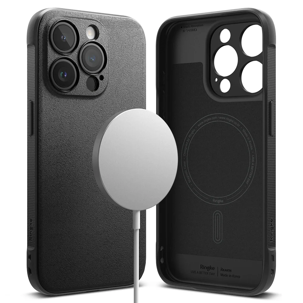 Ringke iPhone 15 Pro Max Onyx MagSafe Deksel, Black