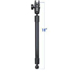 RAM MOUNT RAM 1" TO 1" BALL EXT POLE 18" LG W ARM v:5829016