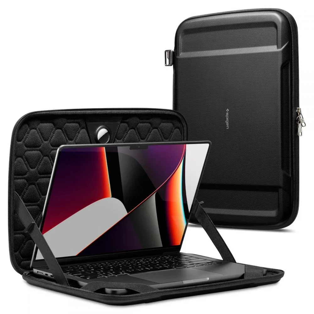 Spigen 13-14" Laptopveske Rugged Armor Pro, svart Spigen 13-14" Laptopveske Rugged Armor Pro, svart