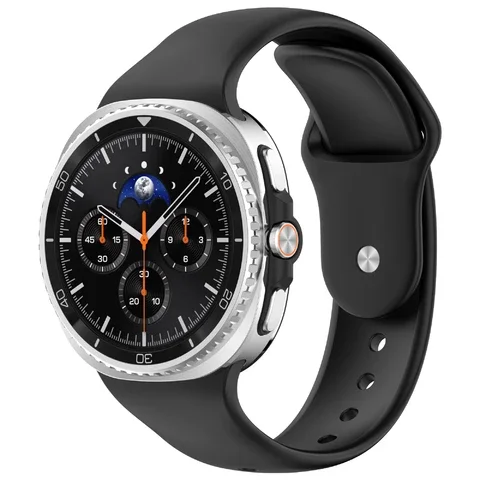 Samsung Galaxy Watch 8 40mm Reim i silikon, Svart