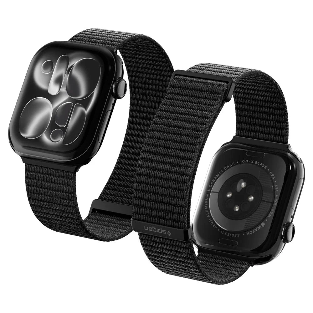 Spigen Apple Watch Series 10 46mm WBF01 reim, Svart