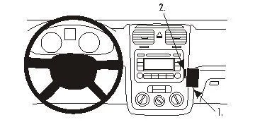 BRODIT BRODIT PROCLIP TILL VW GOLF V 04-05 v:1938884