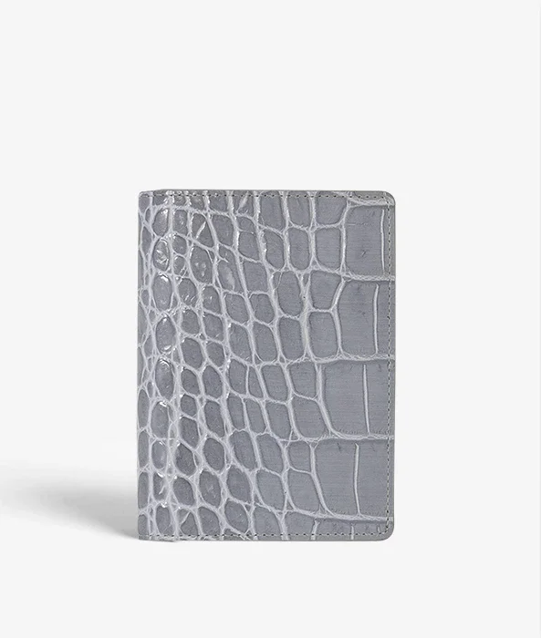 The Case Factory Passetui, Crocodile Dusty Blue Shiny The Case Factory Passetui, Crocodile Dusty Blue Shiny