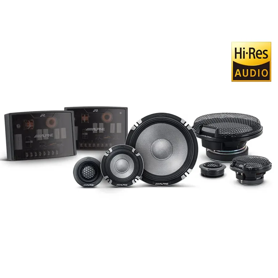 Alpine R2-S653 PRO 3-veis komponentsett v:3641706 Alpine R2-S653 PRO 3-veis komponentsett v:3641706