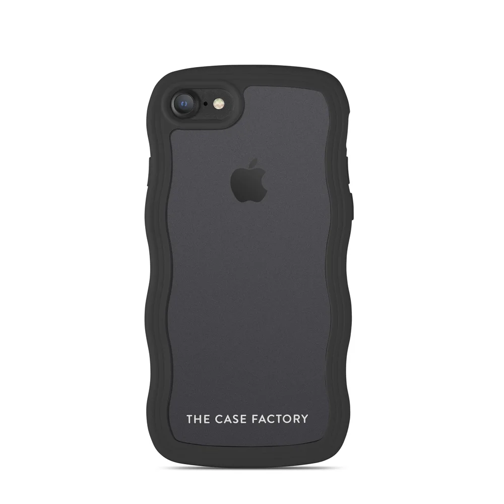 The Case Factory iPhone SE 2020 The Wave Case, Svart