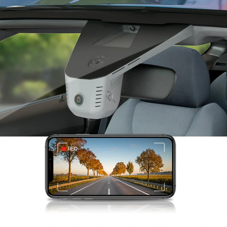 FITCAMX Integrert 4K Dashcam (foran) v:4917872