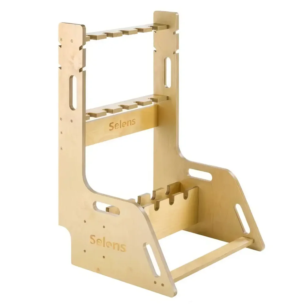 Selens Wooden C-Stand Storage Rack v:1743330