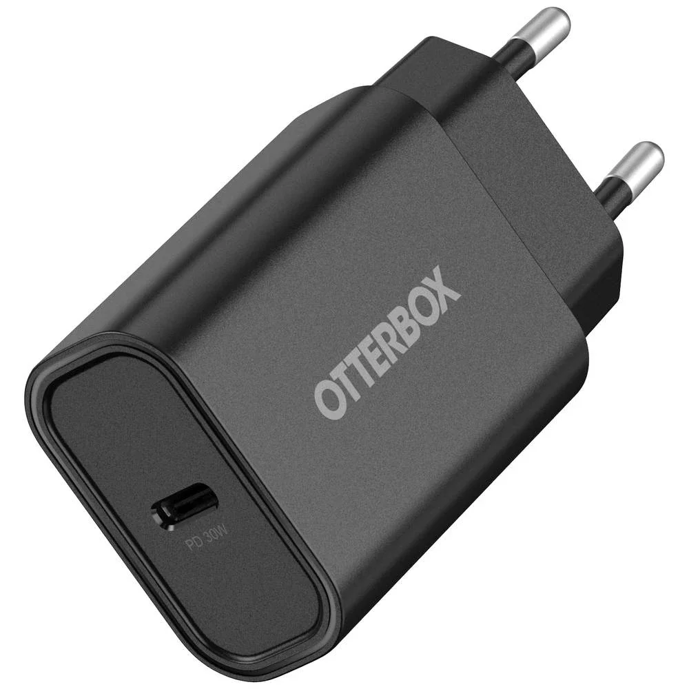 Otterbox Vegglader USB-C PD 30W, Svart Otterbox Vegglader USB-C PD 30W, Svart