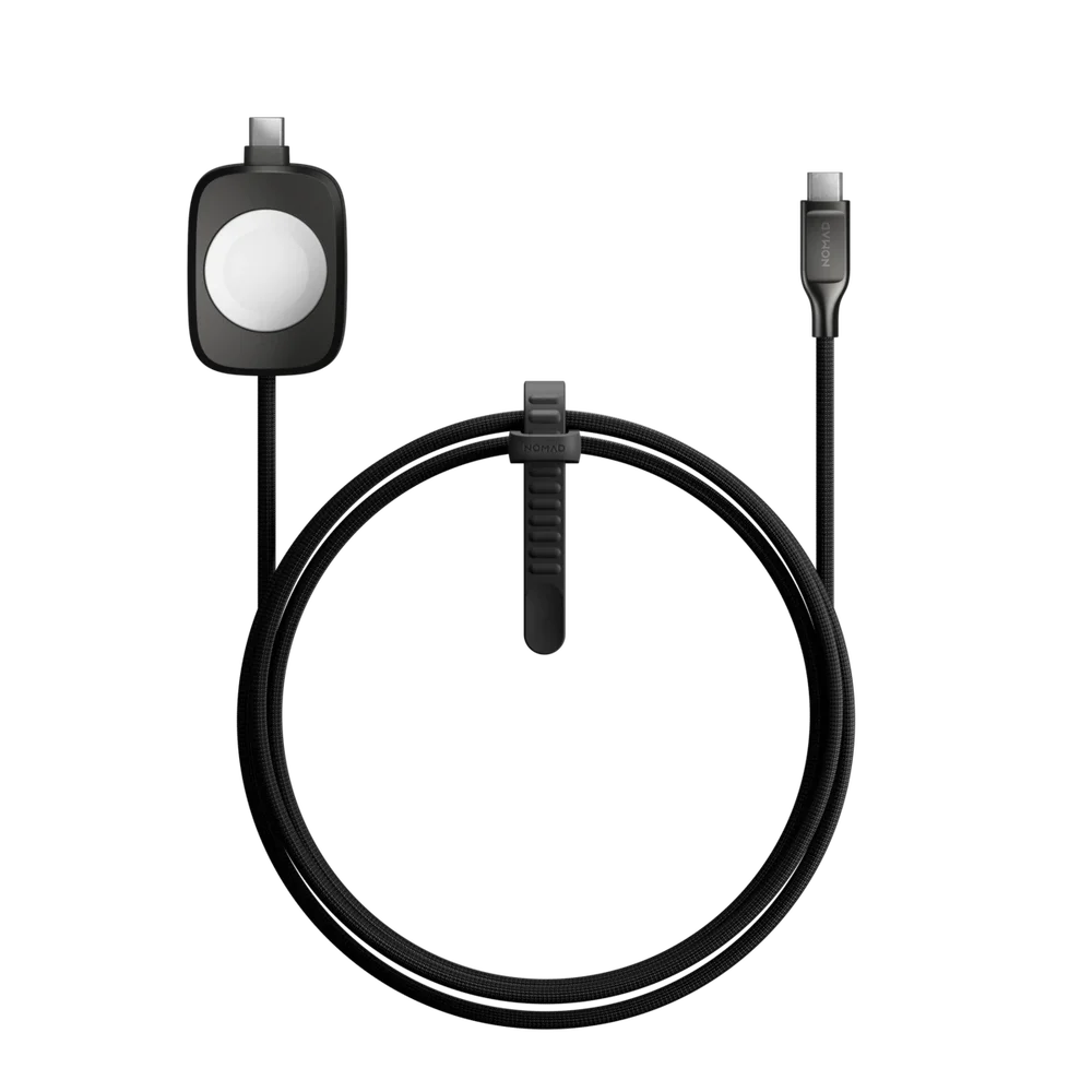 Nomad Universal Kevlar-kabel til Apple Watch USB-C 1.5m, Svart