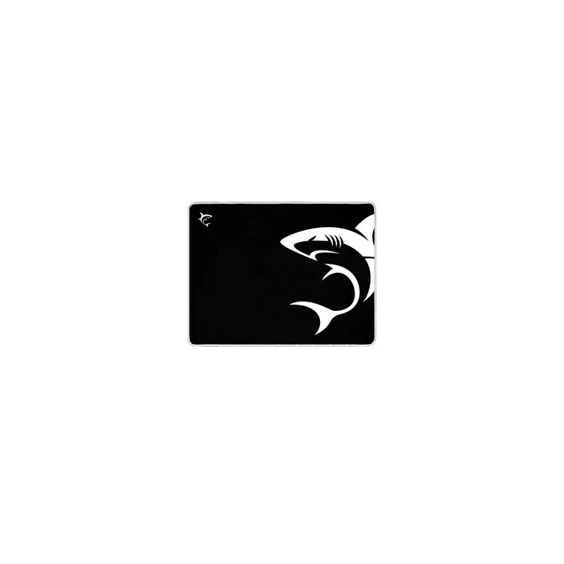 White Shark SHARK M Gamingmusematte 320x250mm, Svart/hvit