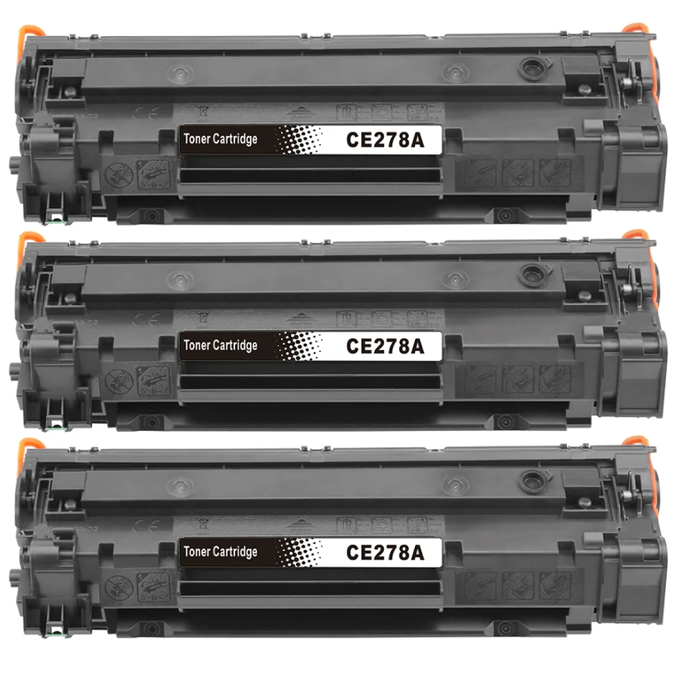 3-pack Kompatibel toner – erstatter HP 78A / CE278A – Svart, 2000 sider 3-pack Kompatibel toner – erstatter HP 78A / CE278A – Svart, 2000 sider