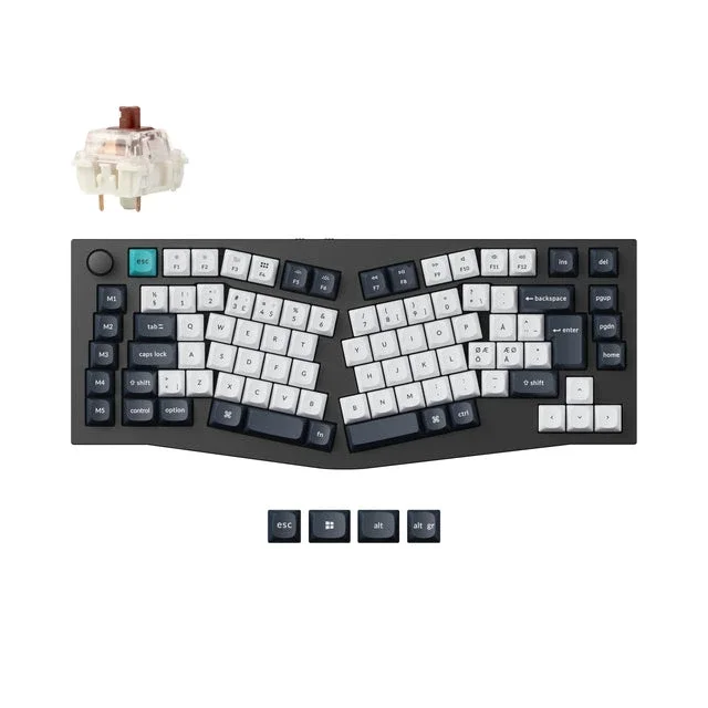 Keychron Q10 Max gamingtastatur 75% Alice Tri-Mode QMK/VIA Gateron Jupiter, Brown Keychron Q10 Max gamingtastatur 75% Alice Tri-Mode QMK/VIA Gateron Jupiter, Brown