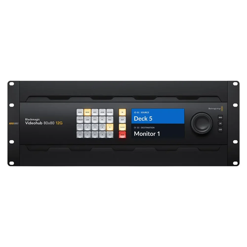 Blackmagic Videohub 80×80 12G v:7969343 Blackmagic Videohub 80×80 12G v:7969343