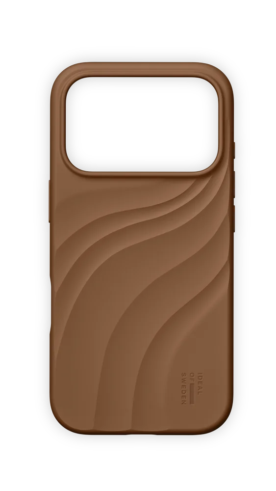 iDeal Of Sweden iPhone 17 Pro Soft Swirl MagSafe silikondeksel, Salted Caramel