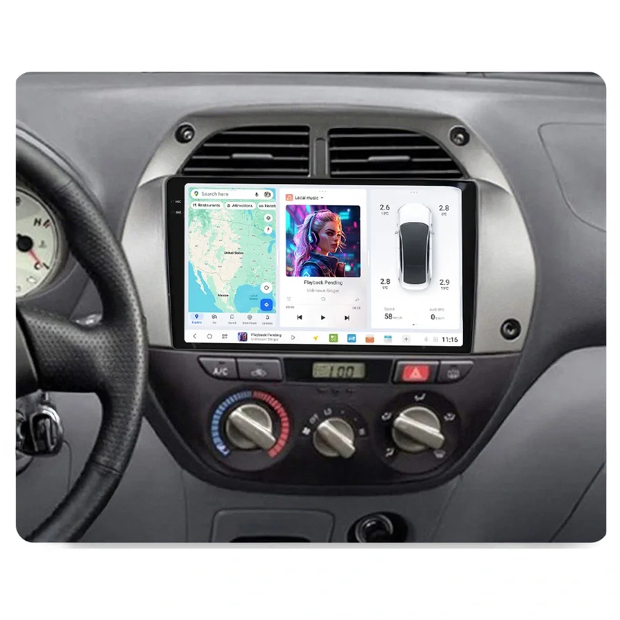 DUDU multimediaspiller med 9,5" skjerm v:8079686
