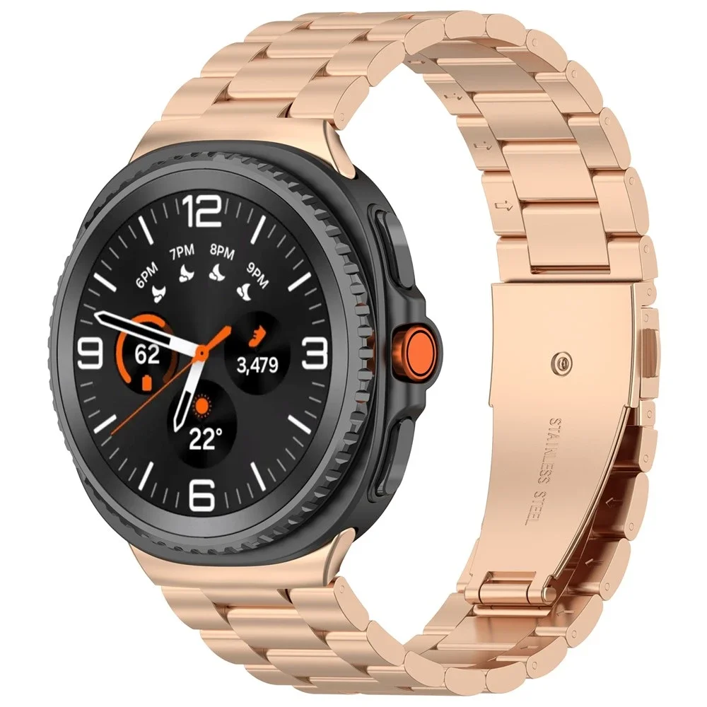 Samsung Galaxy Watch 8 44mm Elegant lenkereim i metall, Rosegull